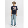JACK & JONES JUNIOR T-shirt donkerblauw
