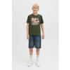 JACK & JONES JUNIOR T-shirt donkergroen
