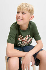 thumbnail: JACK & JONES JUNIOR T-shirt donkergroen