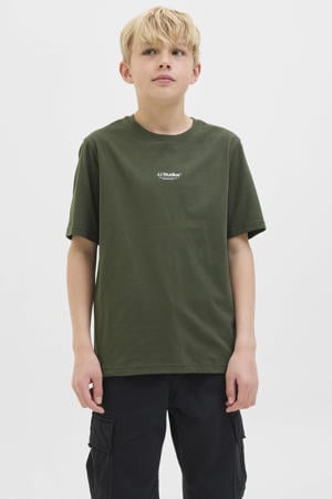 T-shirt donkergroen