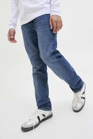 low waist slim fit jeans dark blue denim