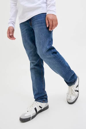 low waist slim fit jeans dark blue denim