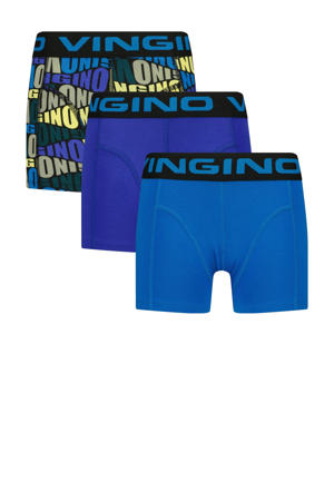   boxershort - set van 3 blauw/geel
