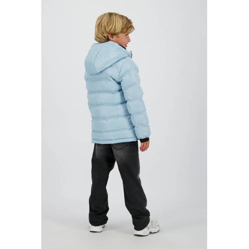 Vingino gewatteerde jas lichtblauw Jongens Polyester Capuchon Effen