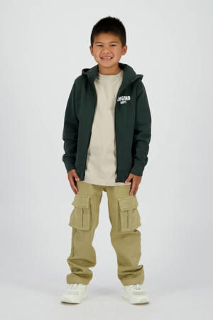 sweatvest donkergroen
