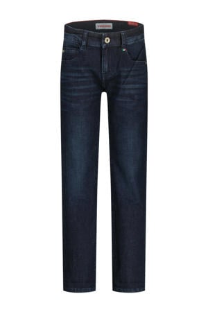 regular waist regular fit jeans dark blue denim