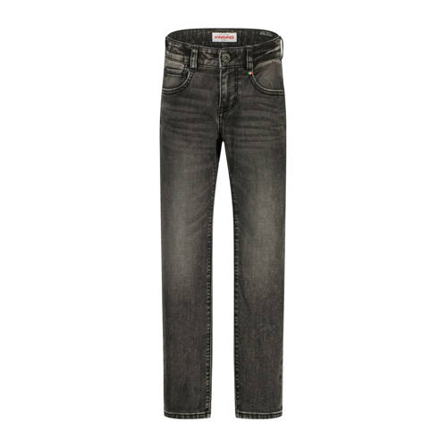 Vingino straight leg jeans grey denim Grijs Jongens Katoen Effen - maat 176 afbeelding