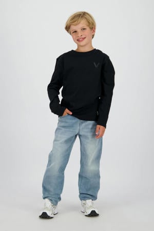 loose fit jeans light blue denim