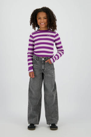 wide leg baggy jeans black denim