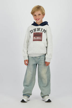 loose fit jeans light blue denim