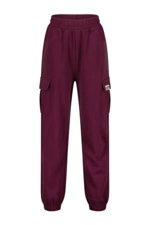 relaxed cargo broek paars