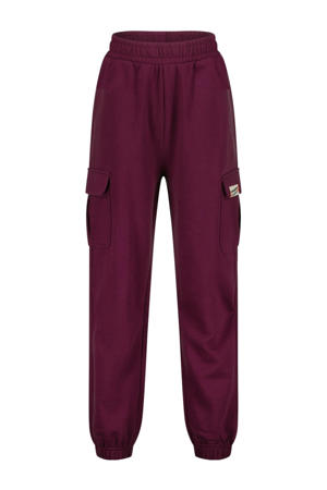 relaxed cargo broek paars