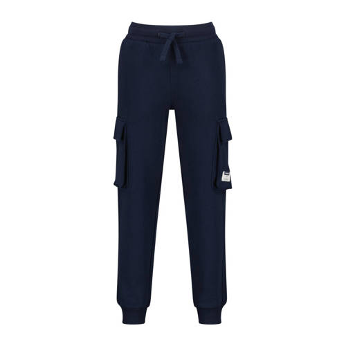 Vingino relaxed cargo broek donkerblauw Jongens/Meisjes Sweat Effen - maat 140 afbeelding