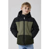 NAME IT KIDS gewatteerde jas olijfgroen