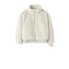 NAME IT KIDS faux fur jas ecru