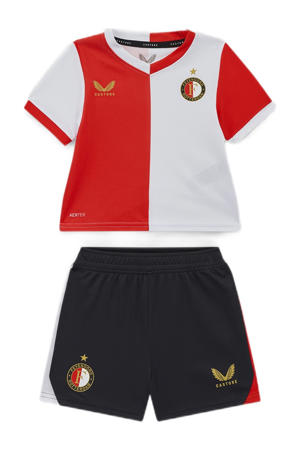 Junior Feyenoord voetbalset rood/wit/zwart