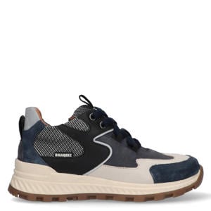 Rebel Rock leren sneakers donkerblauw