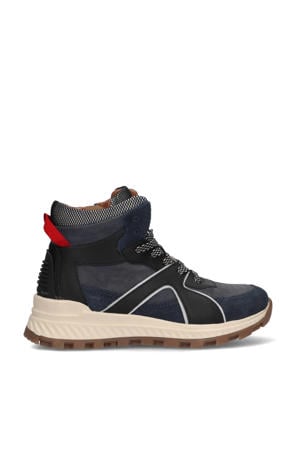 Raf Rock suède veterboots donkerblauw