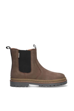 Hugo Hike leren chelsea boots bruin