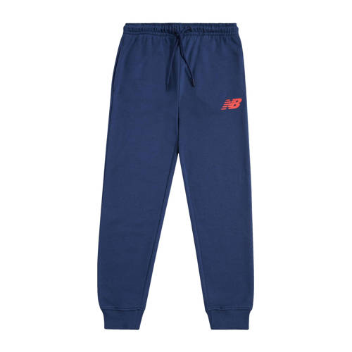 New Balance joggingbroek donkerblauw Jongens/Meisjes Katoen Effen