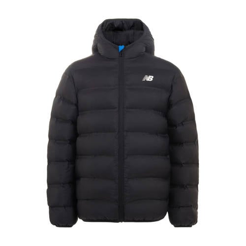 New Balance gewatteerde jas Bond zwart Jongens Nylon Capuchon Effen - maat 134-140 afbeelding