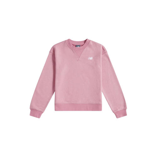 New Balance sweater French Terry roze Effen - maat 140-146 afbeelding