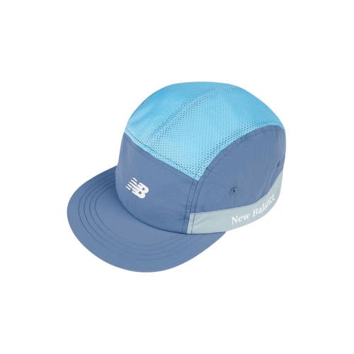 New Balance pet Athletic 5 Panel blauw/aqua Jongens/Meisjes Nylon Meerkleurig