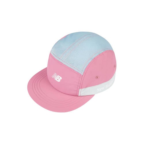 New Balance pet Athletic 5 Panel roze/lichtblauw Jongens/Meisjes Nylon