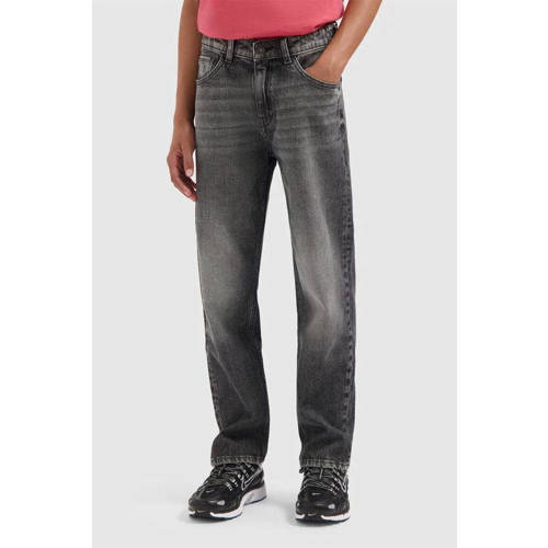 Ballin waist loose fit jeans grey denim Grijs Effen - maat 152 afbeelding