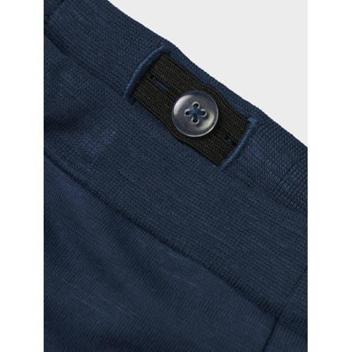 NAME IT BABY casual broek donkerblauw Jongens Katoen Effen - maat 56 afbeelding