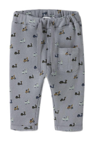 casual broek grijsblauw