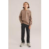 WE Fashion Blue Ridge longsleeve lichtbruin