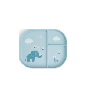 Foodie compartimentbord Tiny farm - Blauw