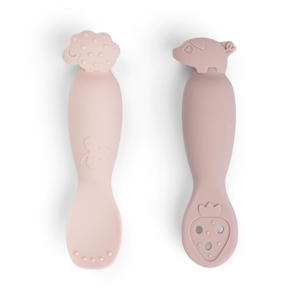 Leerset lepels Tiny farm - Roze
