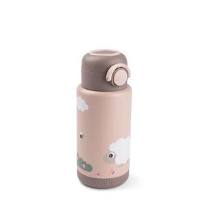 Thermo fles Tiny farm - Roze - 340 ml