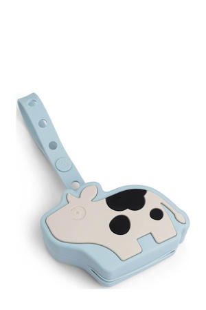 Siliconen fopspeenhouder Dotti - Blauw