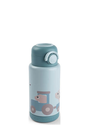 Thermo fles Tiny farm - Blauw - 340 ml