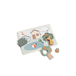 Layer puzzle Deer friends Colour mix Laagjespuzzel Deer friends