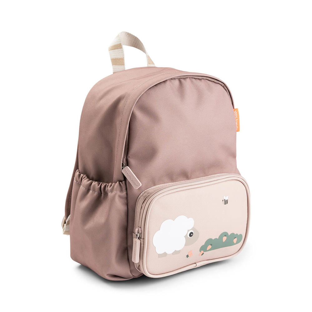 Done by Deer Kids backpack Tiny farm Powder 7,5 L Kinder rugzak Tiny farm - Roze