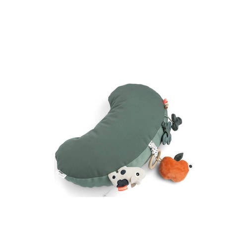 Done by Deer Sensorische spiegel voor tummy Time Tiny farm - Blauw Babygym afbeelding