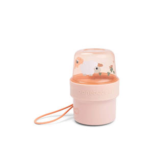 To go 2-in-1 snackcontainer S Tiny farm - Roze