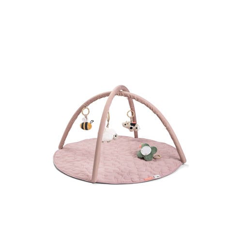 Done by Deer Activiteiten speelmat Tiny farm - Roze Babygym afbeelding