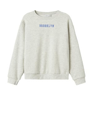 sweater grijs melange