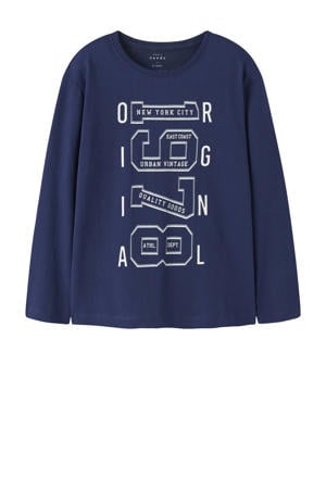 longsleeve donkerblauw