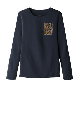 longsleeve diep donkerblauw