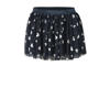 NAME IT MINI korte rok NMFVABOS  met hartjes donkerblauw/zilver