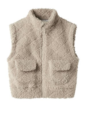 teddy bodywarmer beige