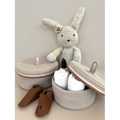 Tapis Petit opbergmand Novi (set van 2) Beige | Opbergmand van Tapis Petit afbeelding