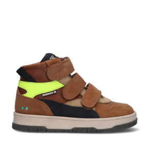 Benjamin Baas leren sneakers bruin