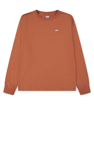 longsleeve oranjebruin